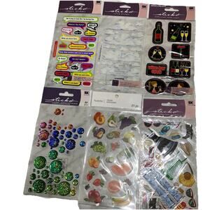 Sticko Dimensional Scrapbook Stickers EK Success 6 Pack